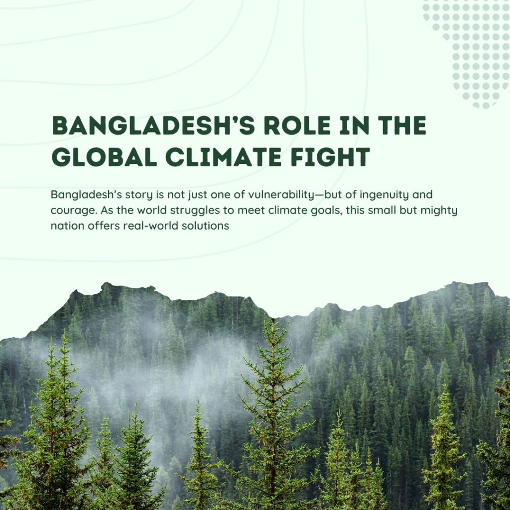 Bangladesh’s Role in the Global Climate Fight